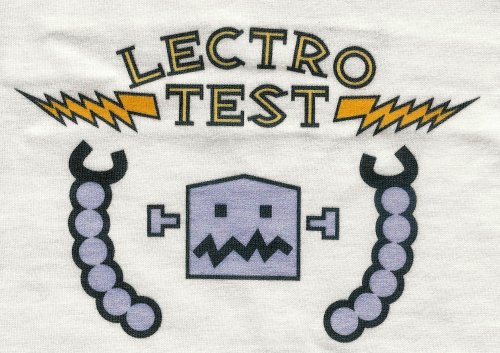 LectroTest Robot on CafePress white t-shirt